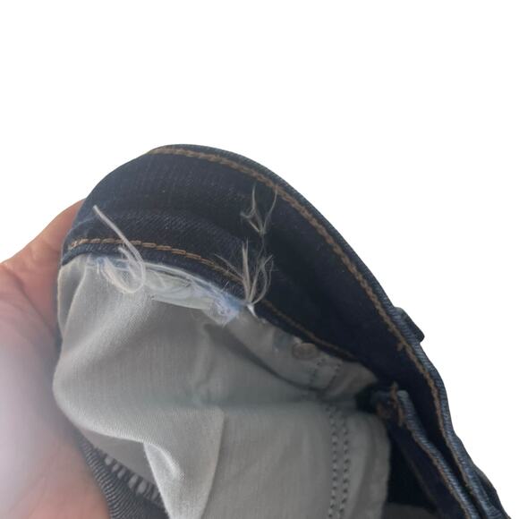 Levi Strauss & Co Women's Size 29 Dark Wash Blue Curvy Bootcut Jeans - Picture 8 of 11